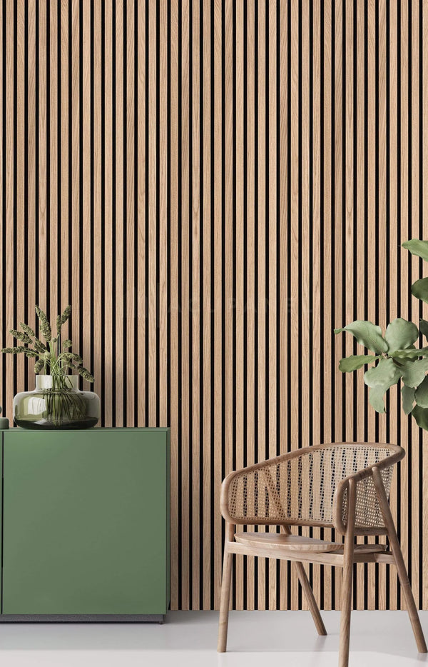 Slatted Timber Raft Flutto™ Flexible Tambour Panels