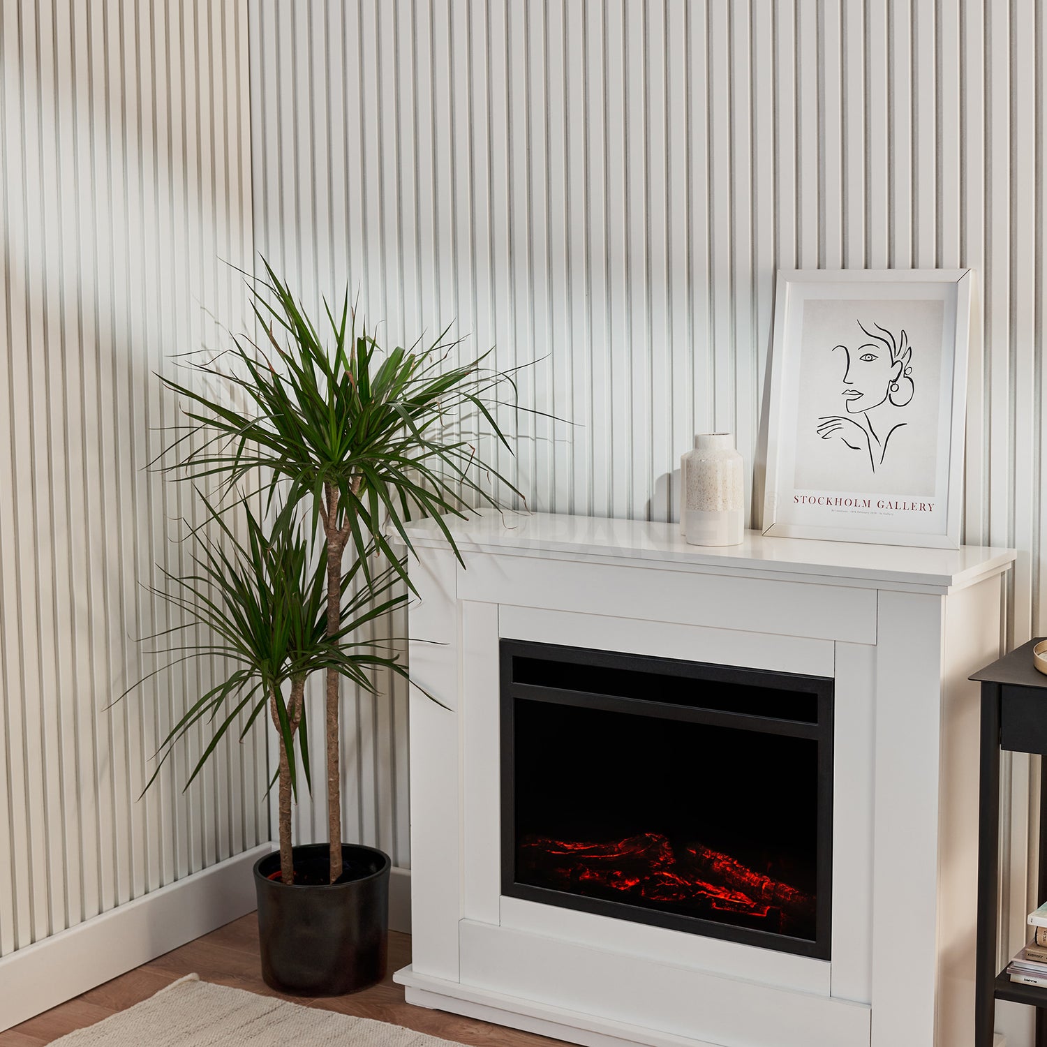 Acupanel® Contemporary White Wrapped Acoustic Wall Panels