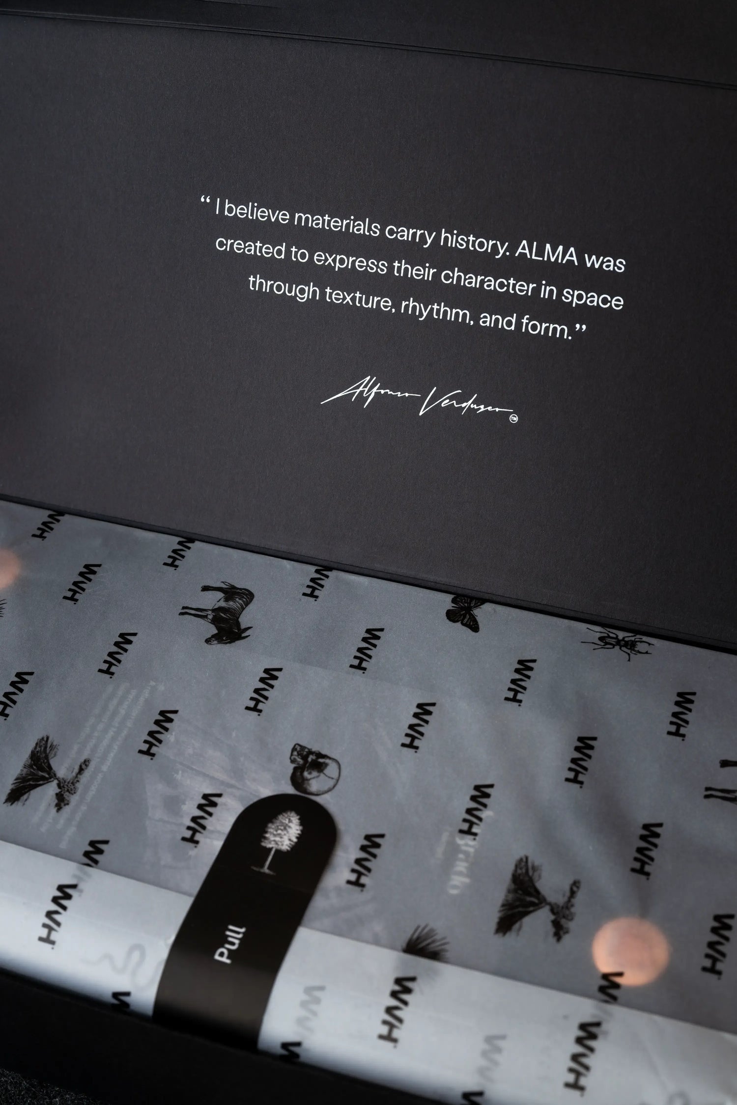 Alfonso Verduzco™ x WVH® ALMA Collection Sample Box