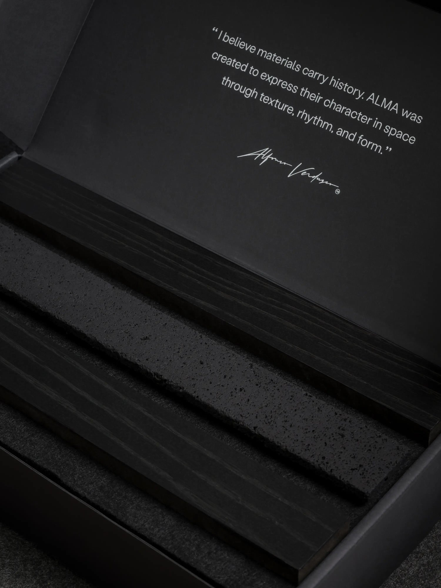 Alfonso Verduzco™ x WVH® ALMA Collection Sample Box