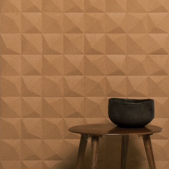 Muratto® Organic "Peak Natural" Luxury Cork Wall Panels