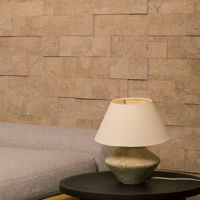 Muratto "Brick Natural" 3D Pattern Luxury Cork Wall Panels