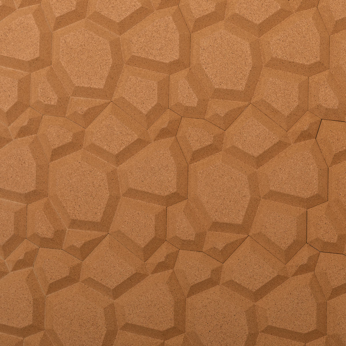 Muratto® Organic "Beehive Natural" Honeycomb Pattern Luxury Cork Wall Tiles