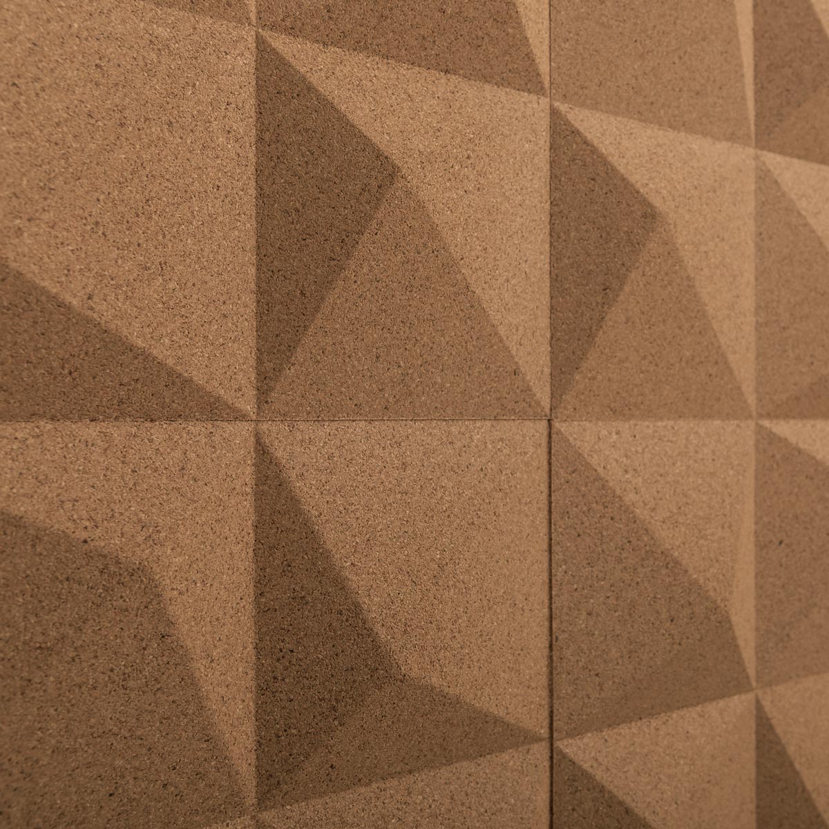 Muratto® Organic "Peak Natural" Luxury Cork Wall Tiles