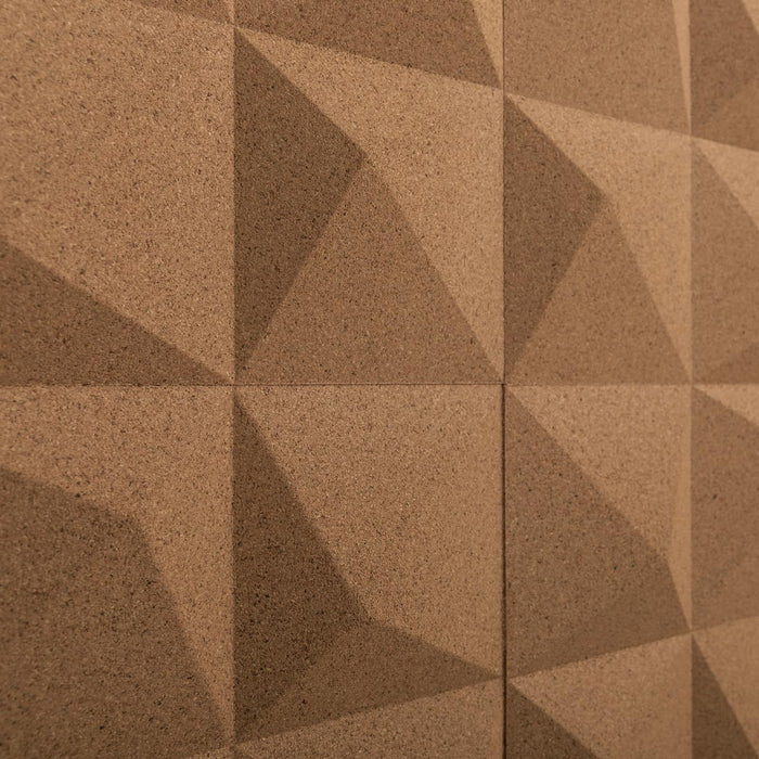Muratto® Organic "Peak Natural" Luxury Cork Wall Panels