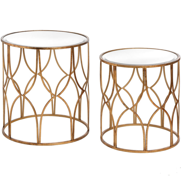 WVH™ | Gold Lattice | Set Of Two Side Table