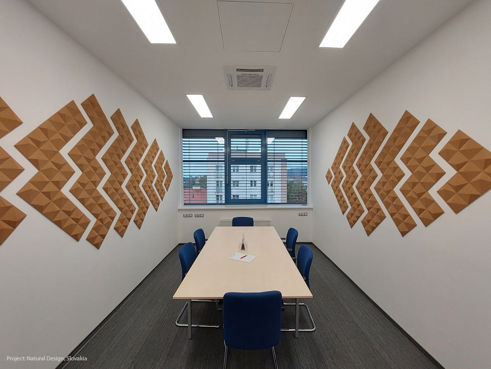 Muratto® Organic "Peak Natural" Luxury Cork Wall Tiles