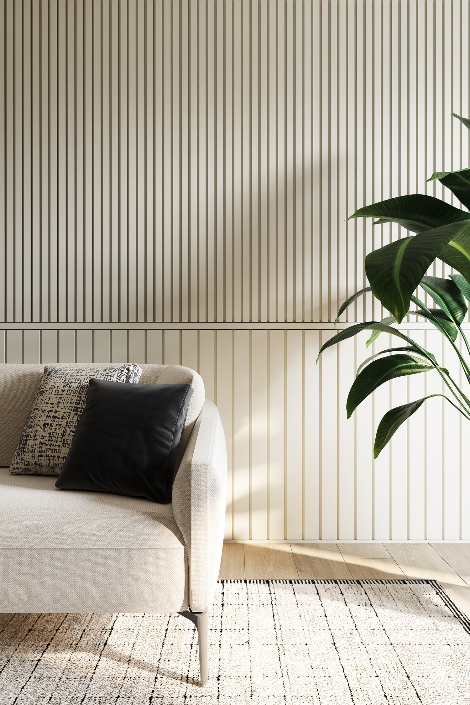 Slat 3D Paintable Wall Panels | Orac W111