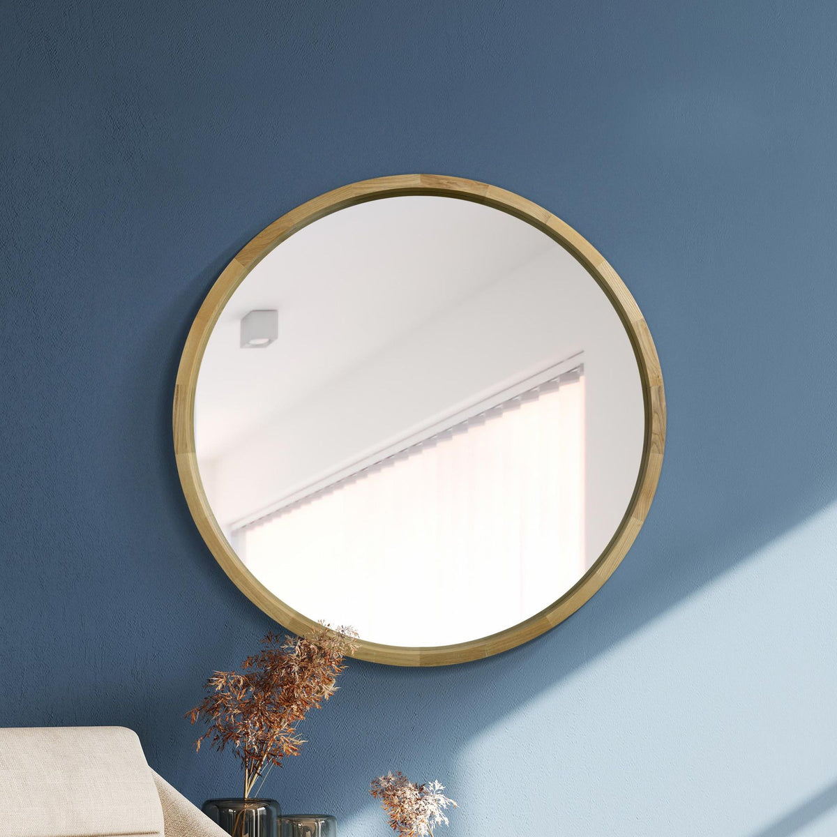 WVH® | The Natural Round | Framed Wall-Mountable Mirrors