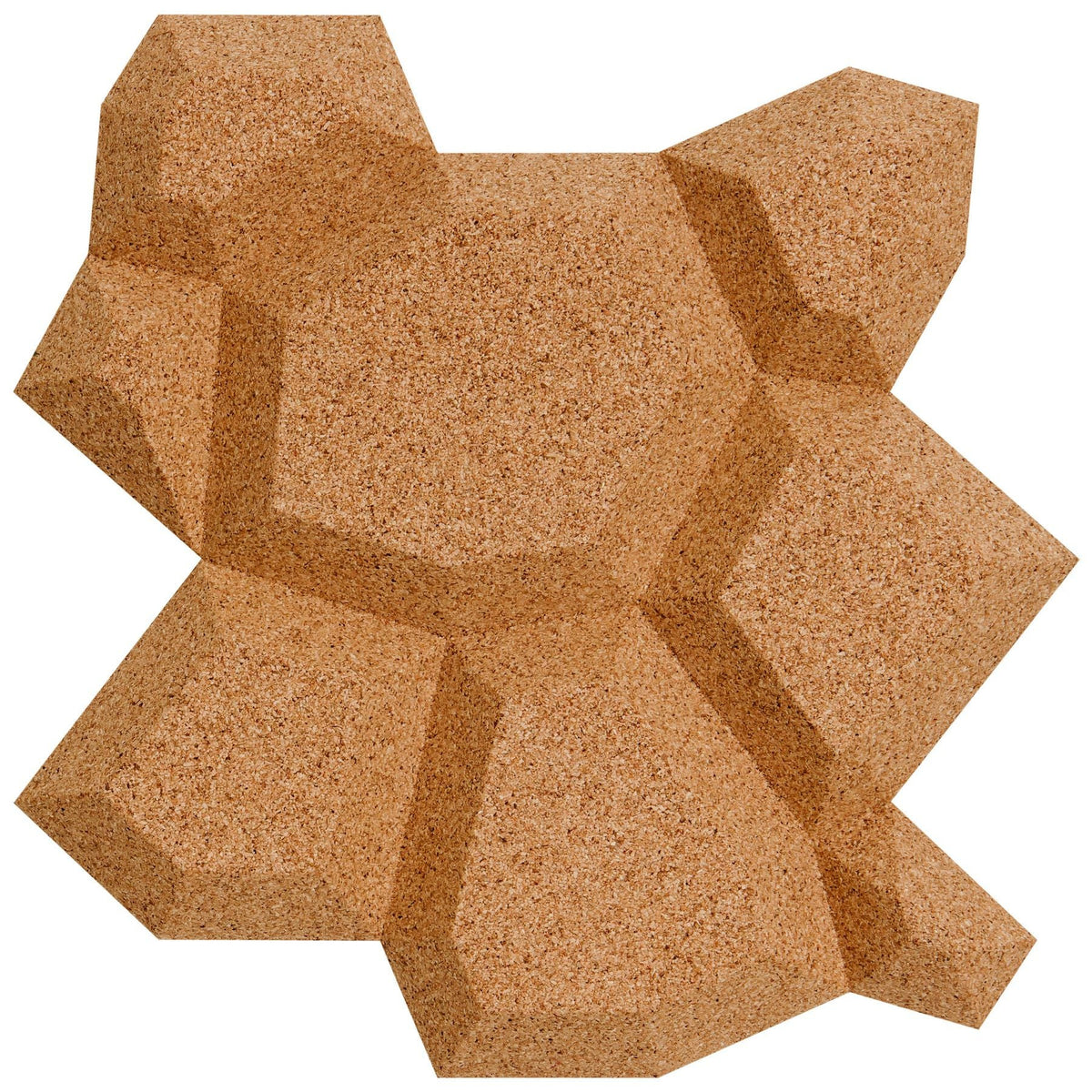 Muratto® Organic "Beehive Natural" Honeycomb Pattern Luxury Cork Wall Tiles