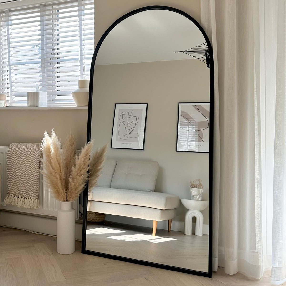 WVH® | The Arch | Metal Frame Leaner and Wall-Mountable Mirrors