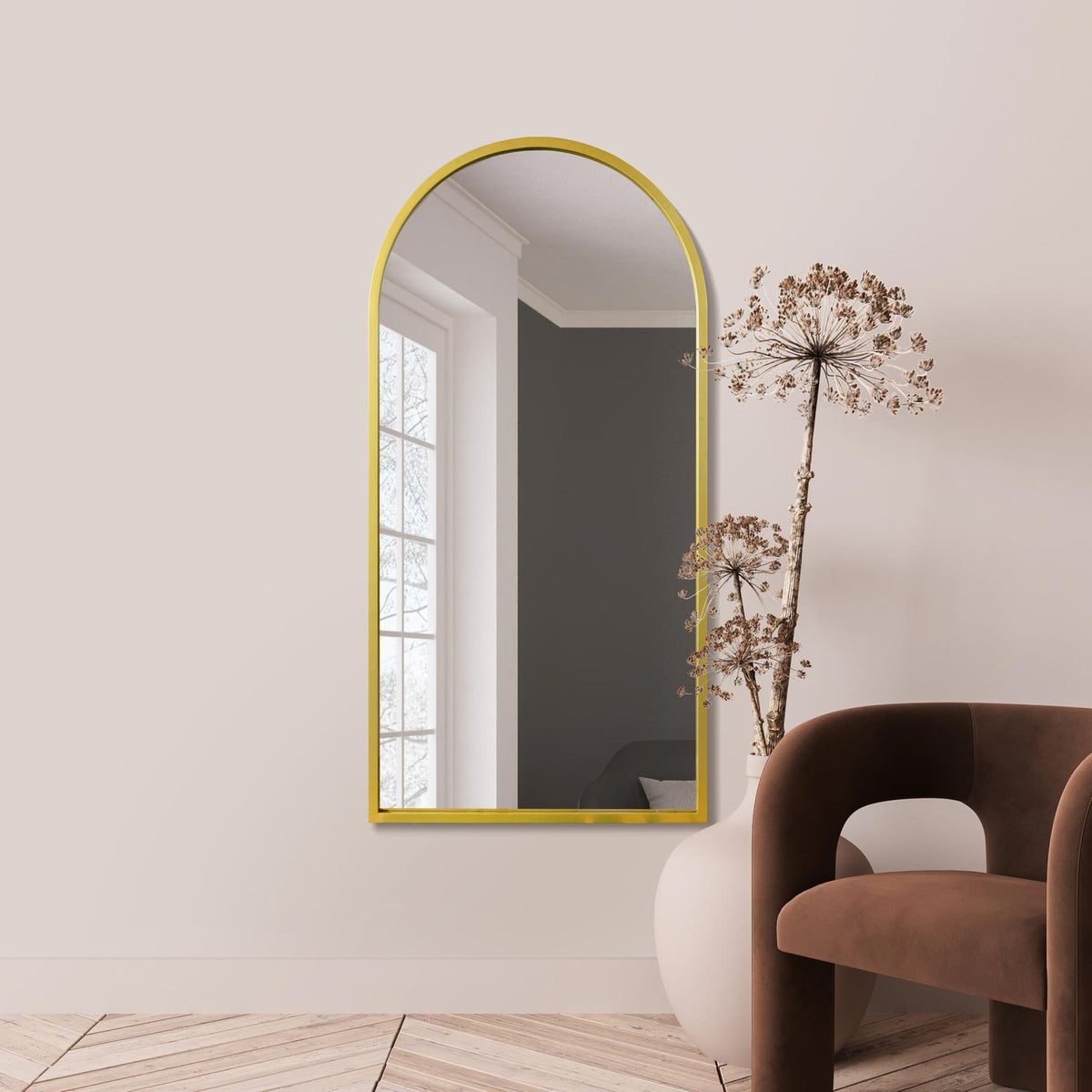 WVH® | The Arch | Metal Frame Leaner and Wall-Mountable Mirrors