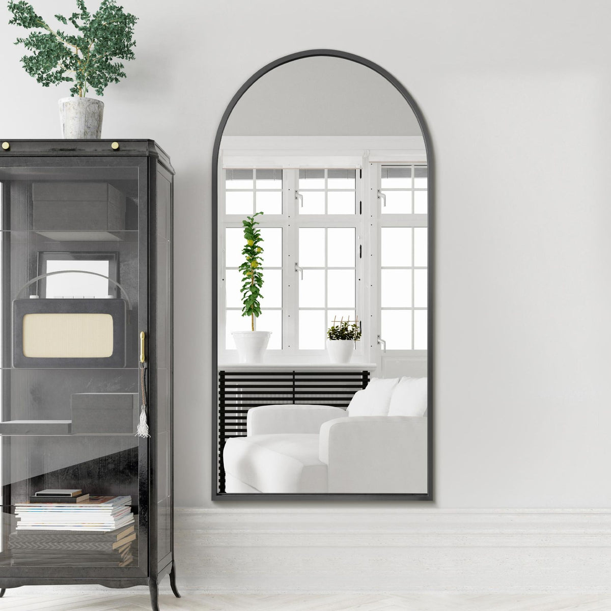 WVH® | The Arch | Metal Frame Leaner and Wall-Mountable Mirrors