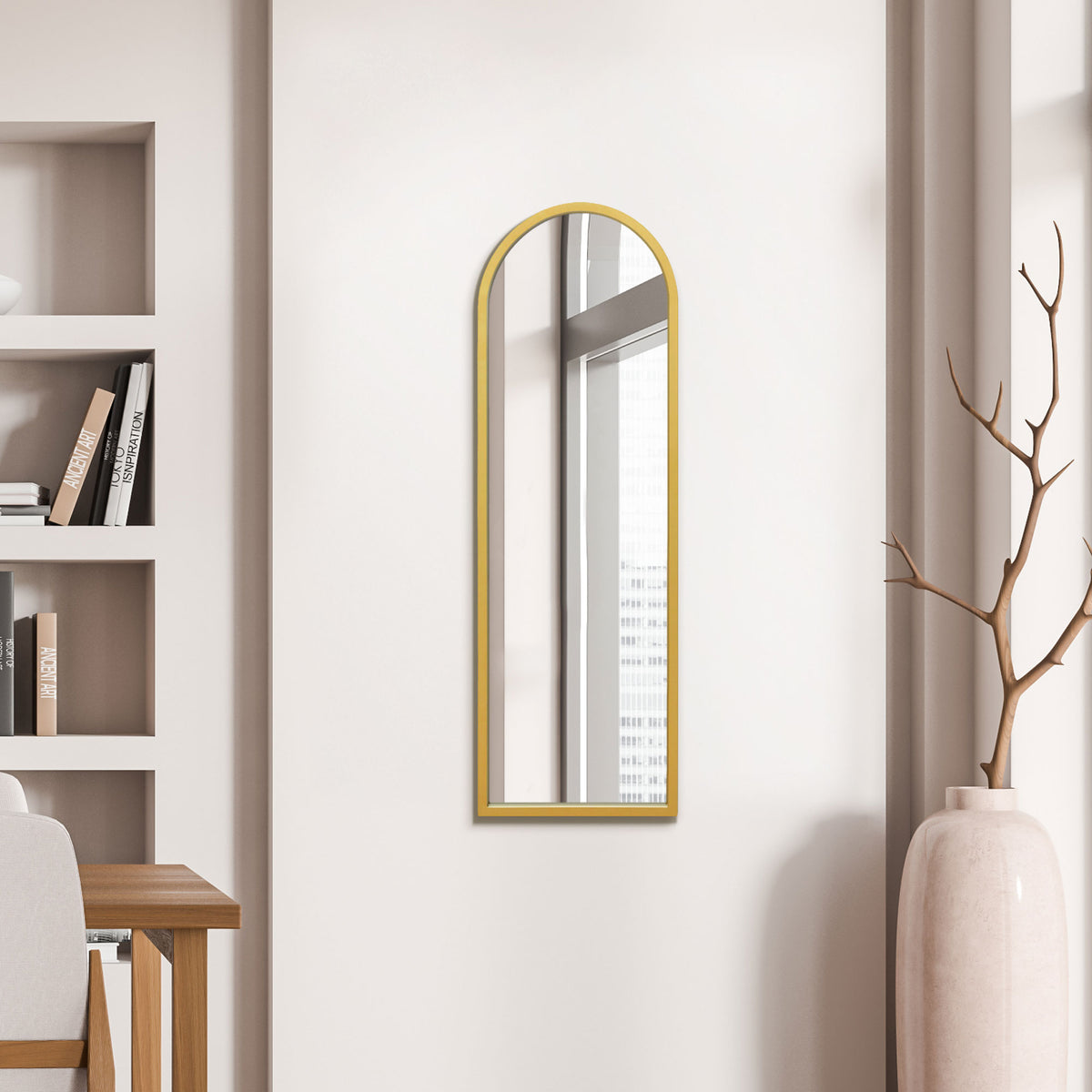WVH® | The Arch | Metal Frame Leaner and Wall-Mountable Mirrors