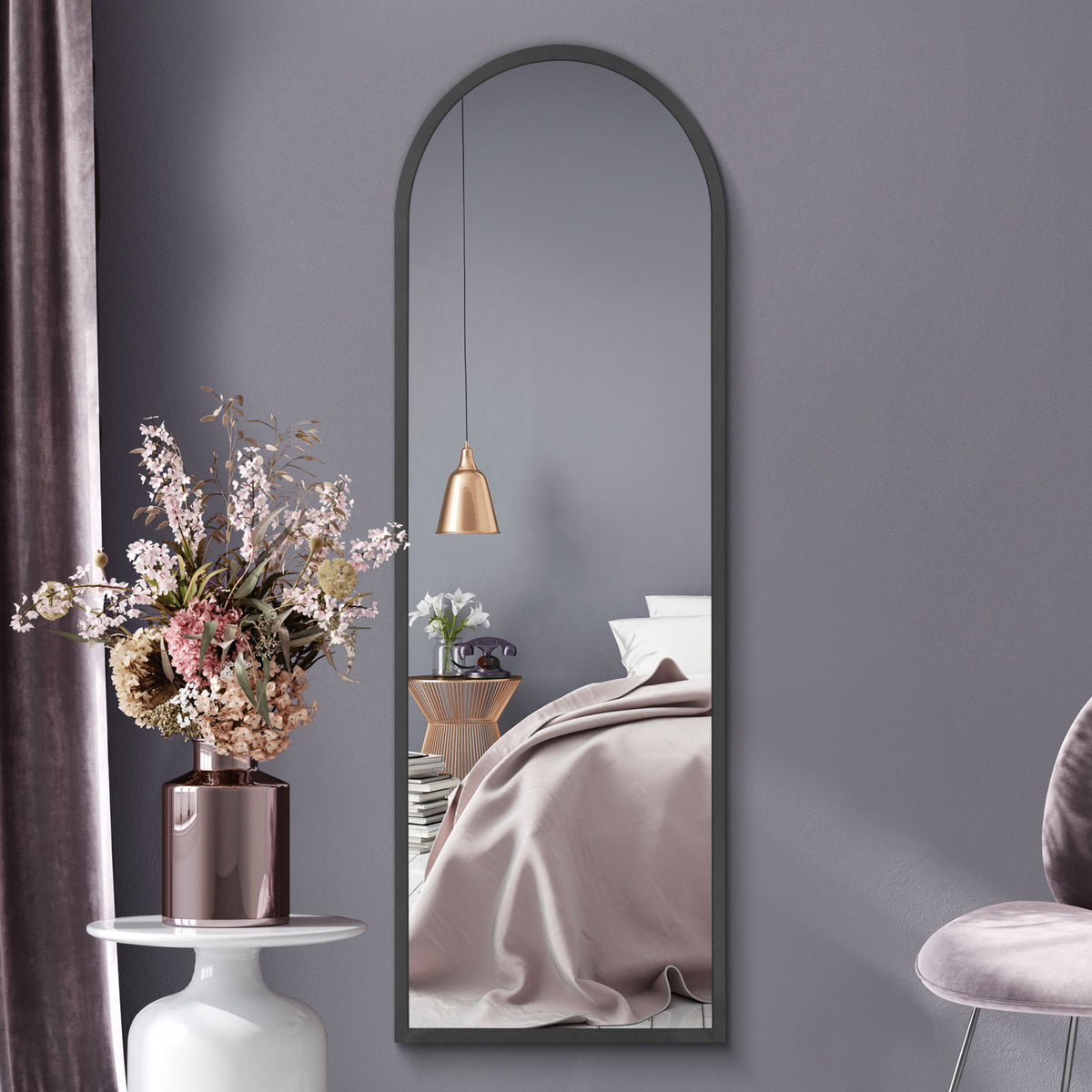 WVH® | The Arch | Metal Frame Leaner and Wall-Mountable Mirrors