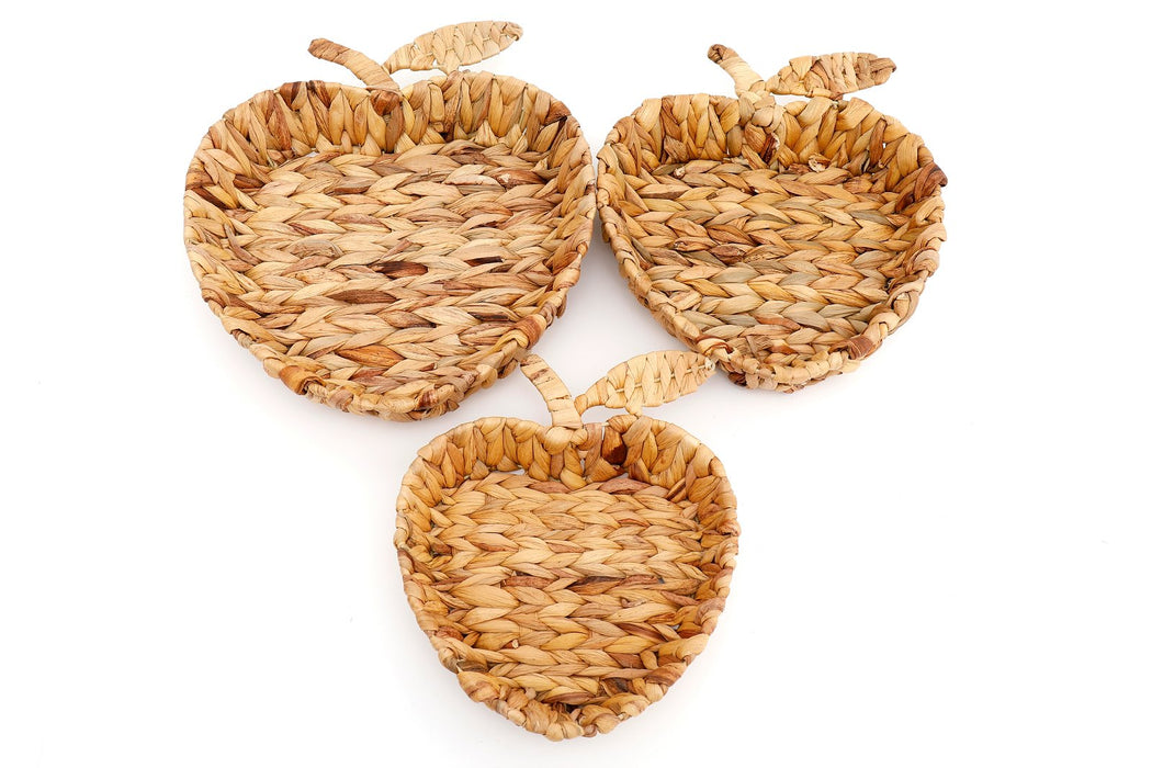 Rattan | Apple Shape Basket Trays