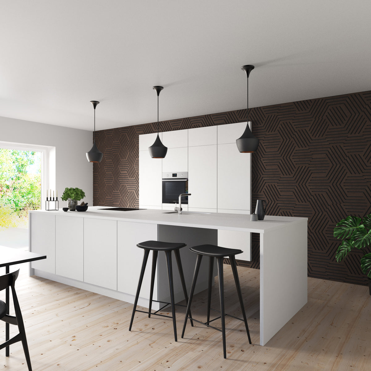 Acupanel® Elegance Hexagon Wall Panels