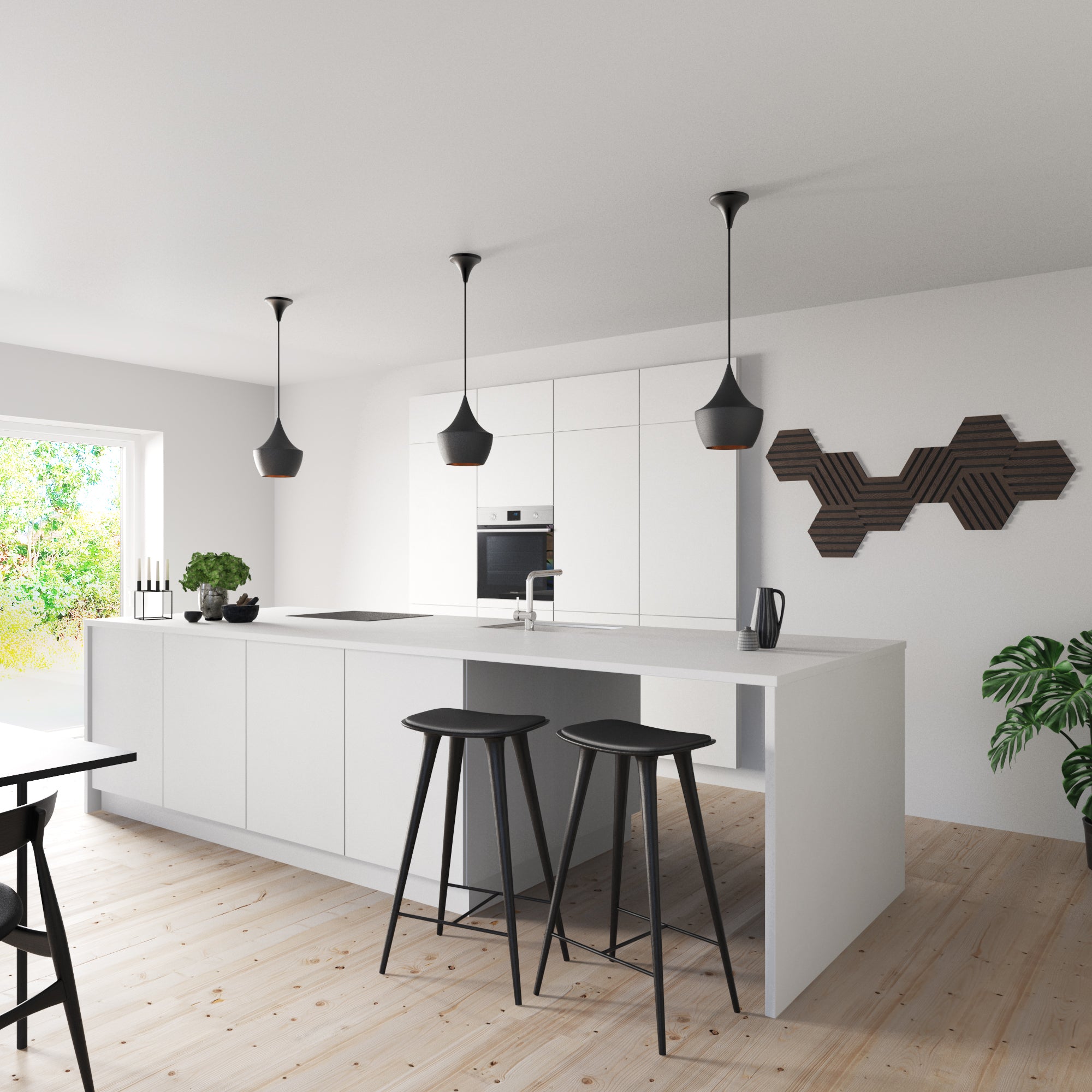 Acupanel® Elegance Hexagon Wall Panels