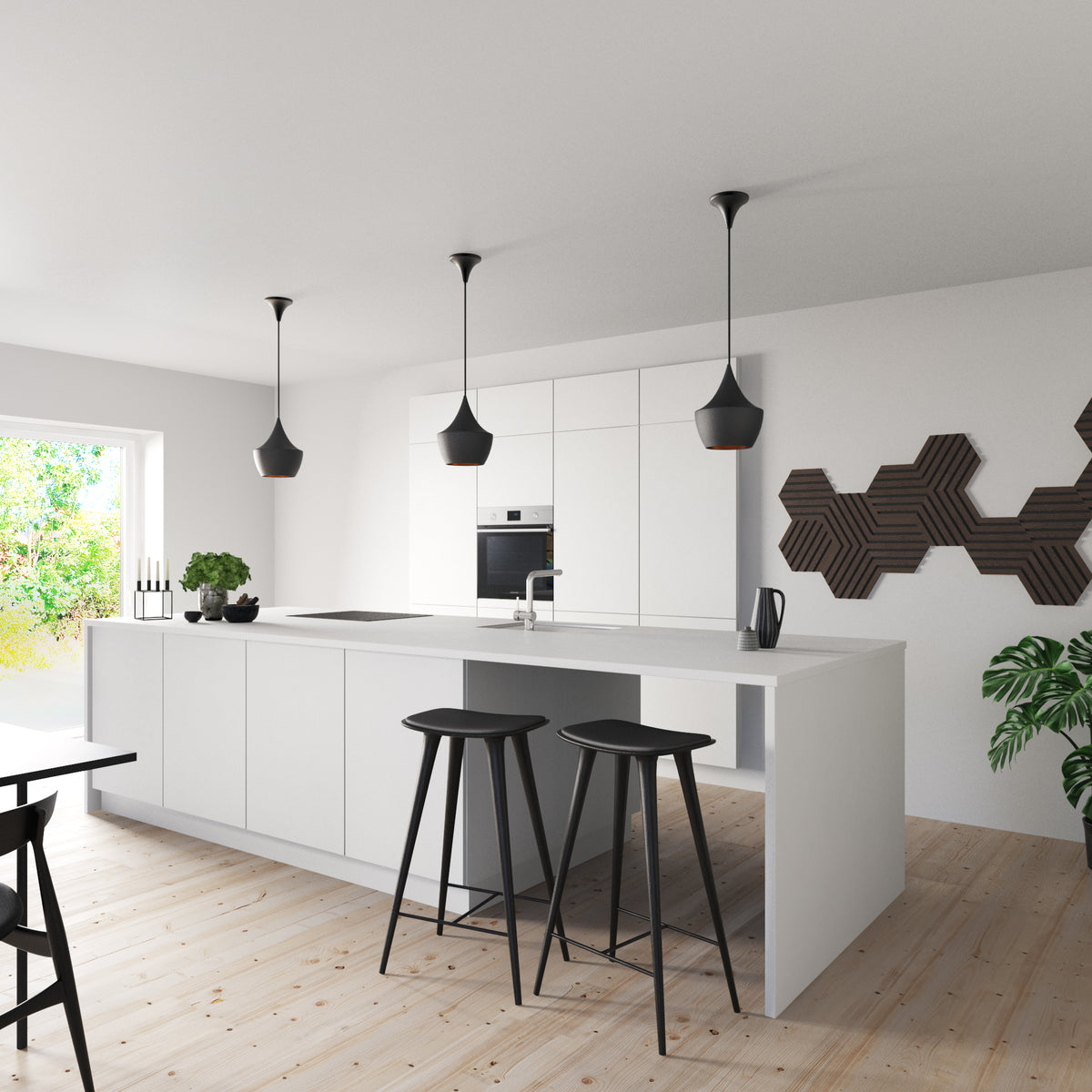 Acupanel® Elegance Hexagon Wall Panels