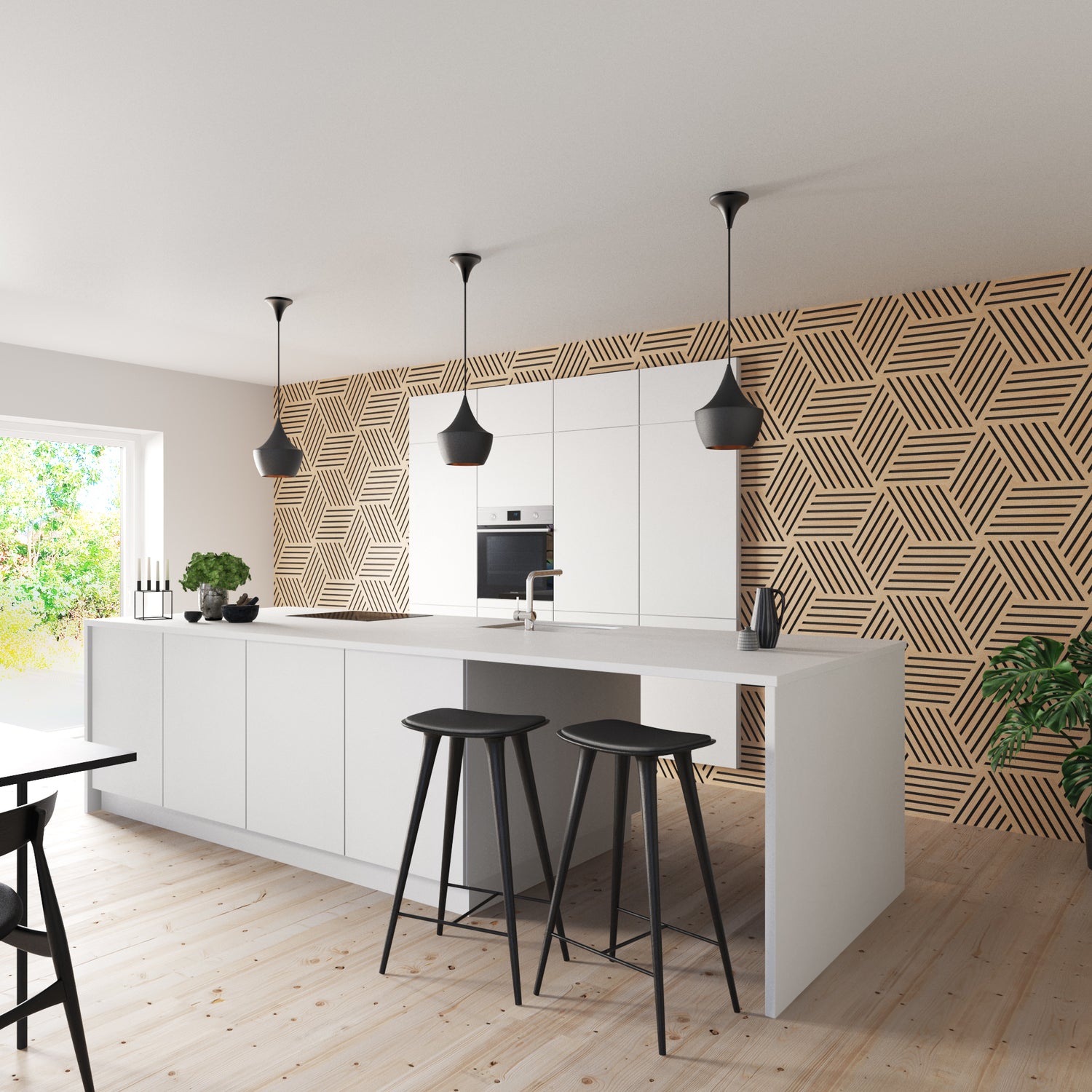 Acupanel® Elegance Rhombus Design Wall Decor