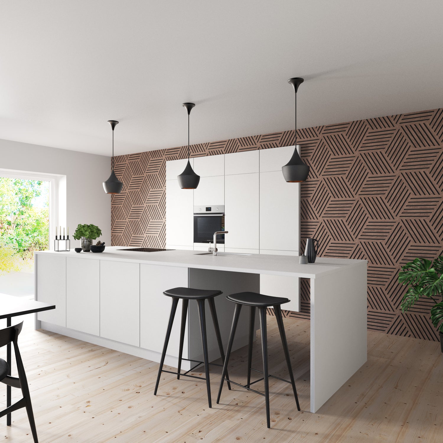 Acupanel® Elegance Rhombus Design Wall Decor