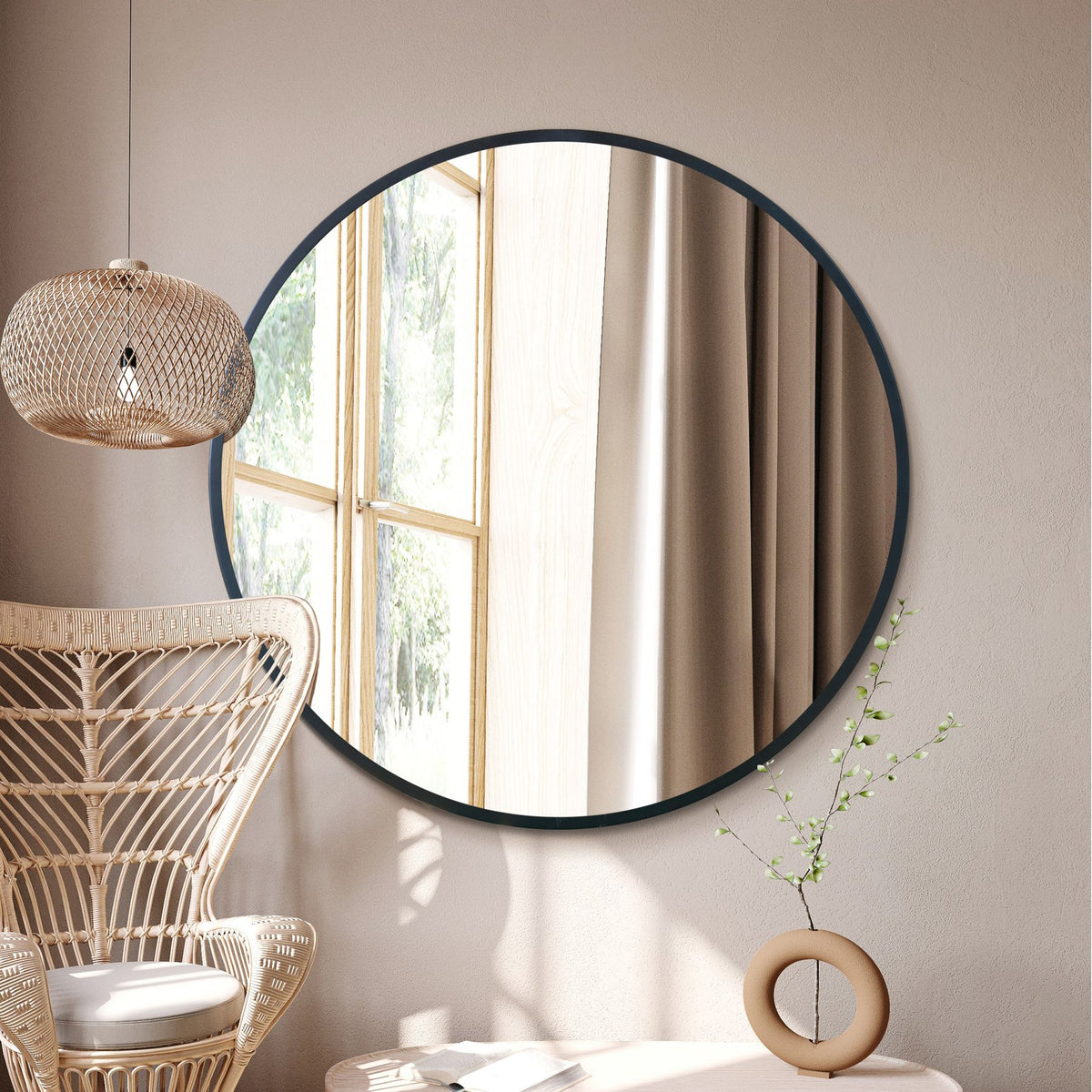 WVH® | The Industrial Round | Wall-Mountable Mirrors