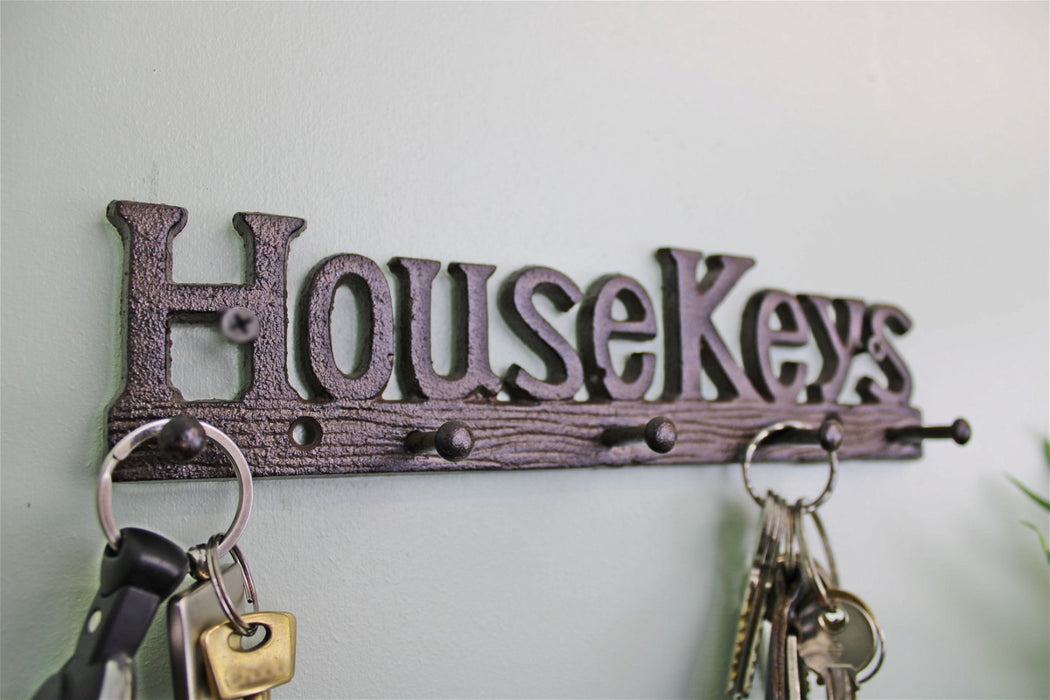 Cast Iron | House Keys Wall Hooks