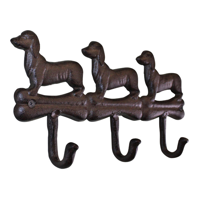 Cast Iron | Rustic Hooks with Sausage Dog Design