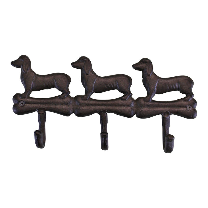 Cast Iron | Rustic Hooks with Sausage Dog Design