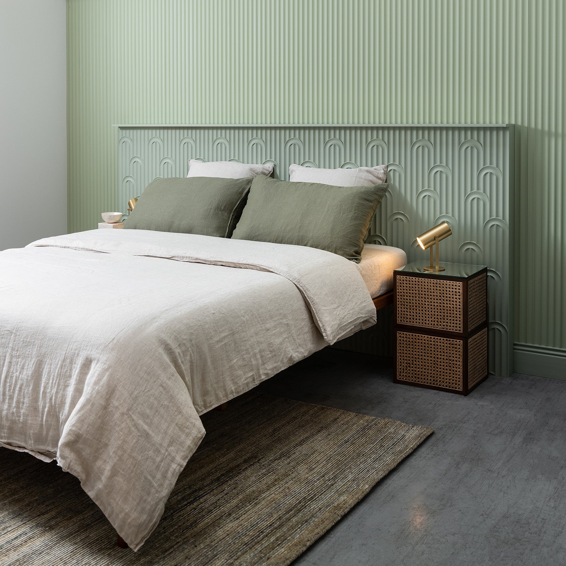 Valley Loop 3D Paintable Wall Panels | Orac W212