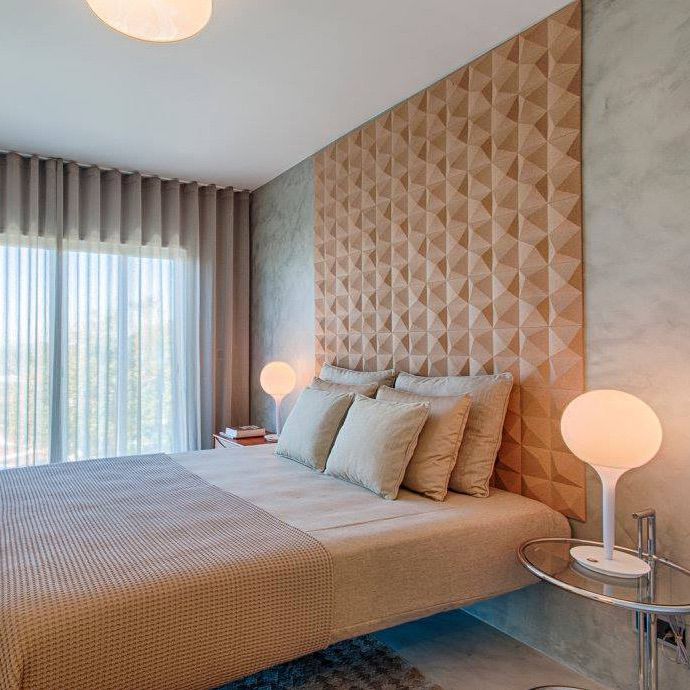 Muratto® Organic "Peak Natural" Luxury Cork Wall Tiles