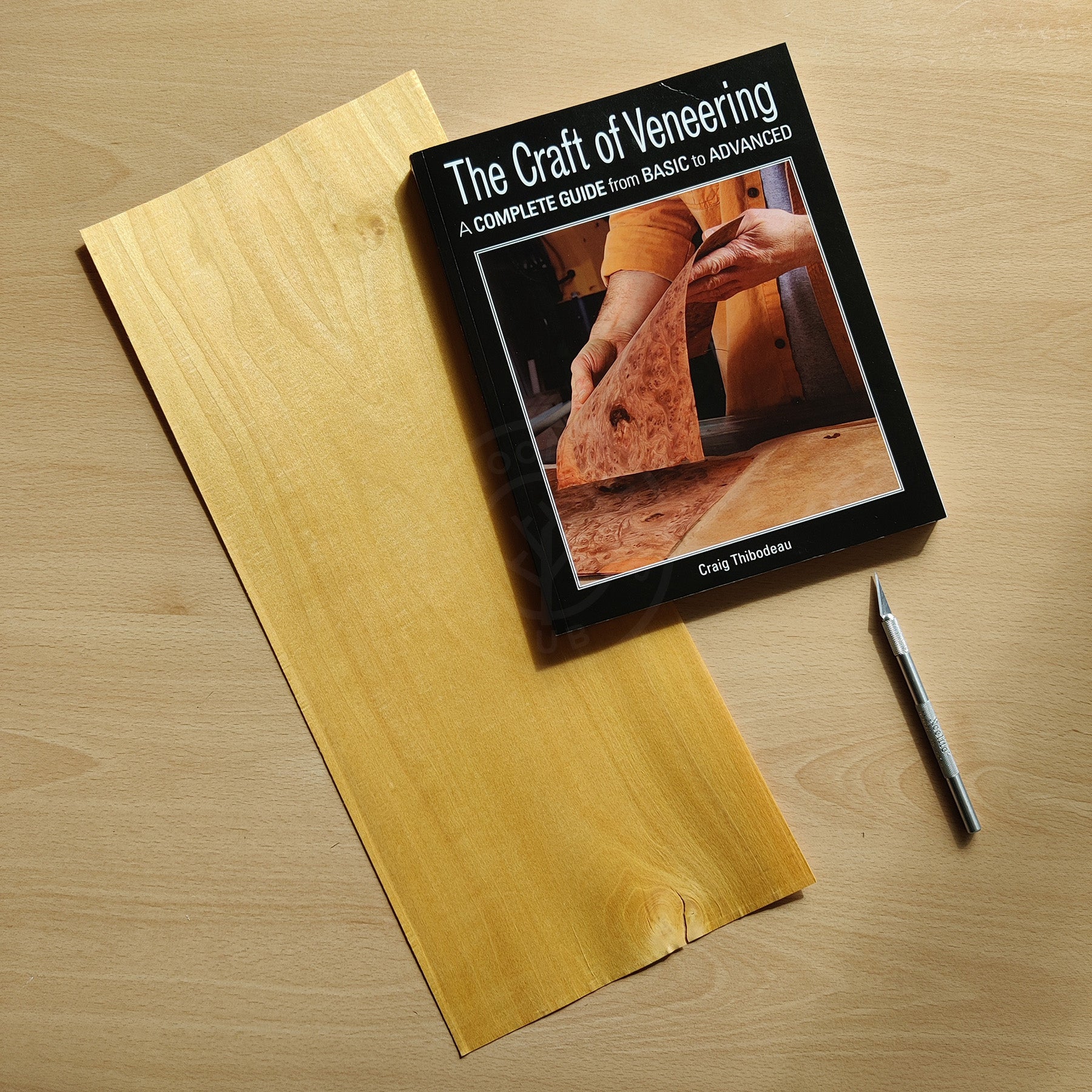 Broom Yellow Tulipwood Coloured Wood Veneer