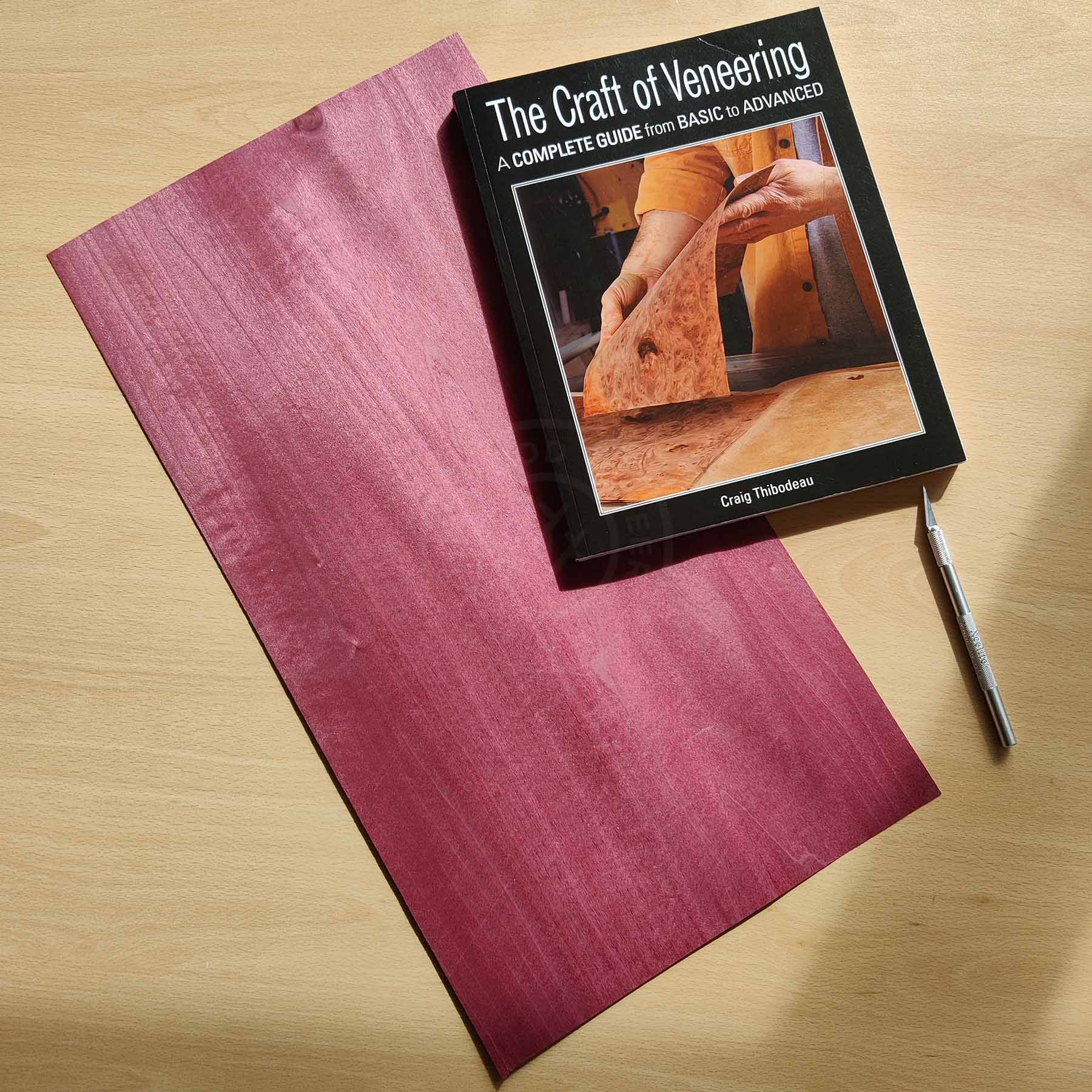 Pearl Copper Tulipwood Coloured Wood Veneer