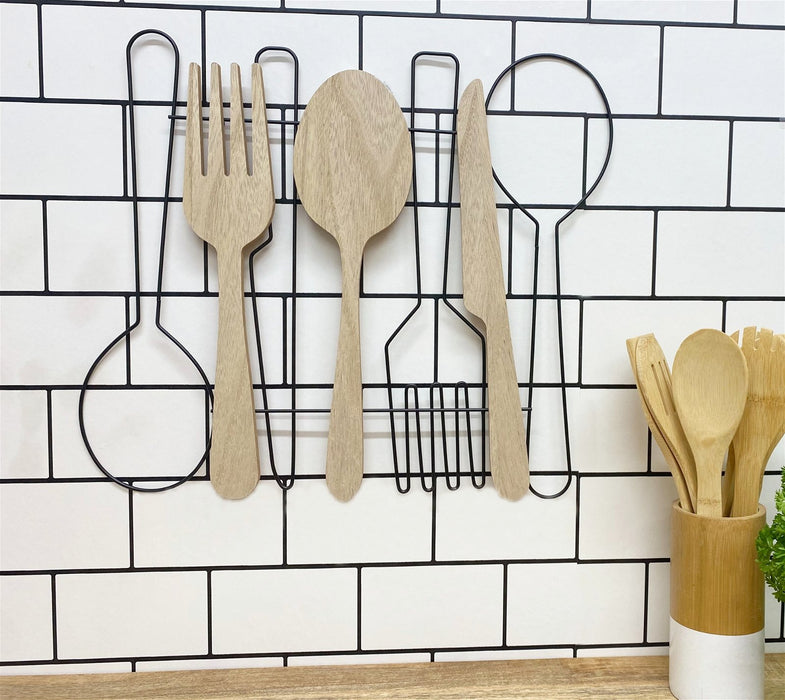 Metal | Spoon, Fork & Knife Wall Decoration