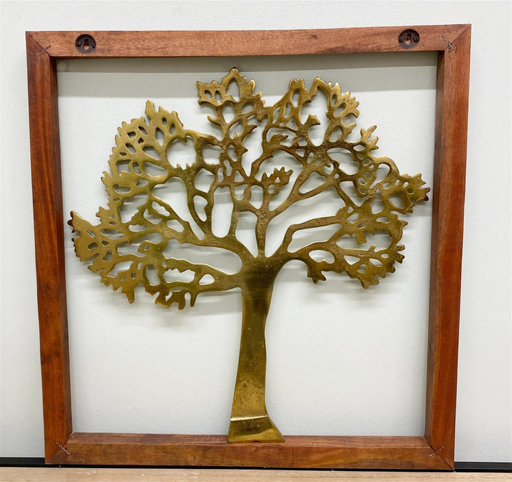 Gold | Tree Of Life In Wooden Frame