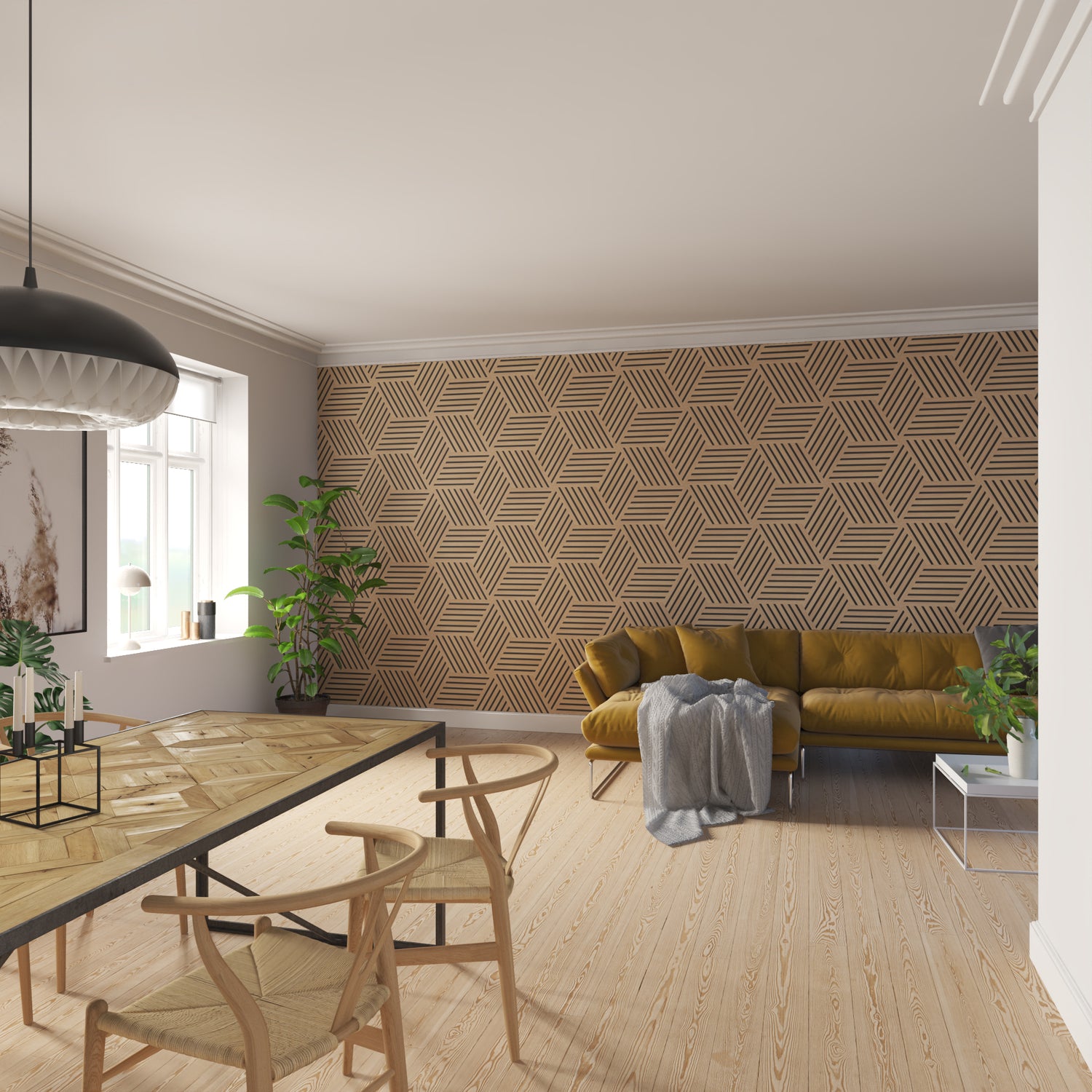 Acupanel® Elegance Rhombus Design Wall Decor