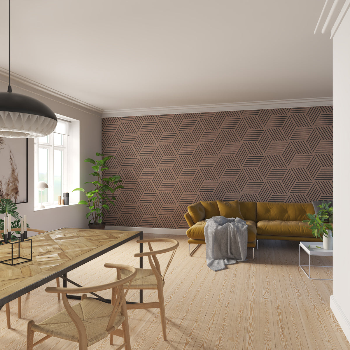 Acupanel® Elegance Rhombus Design Wall Decor