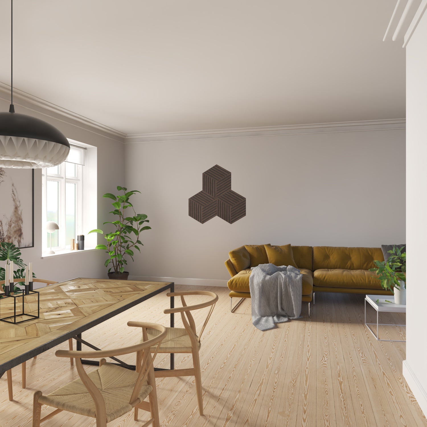 Acupanel® Elegance Rhombus Design Wall Decor