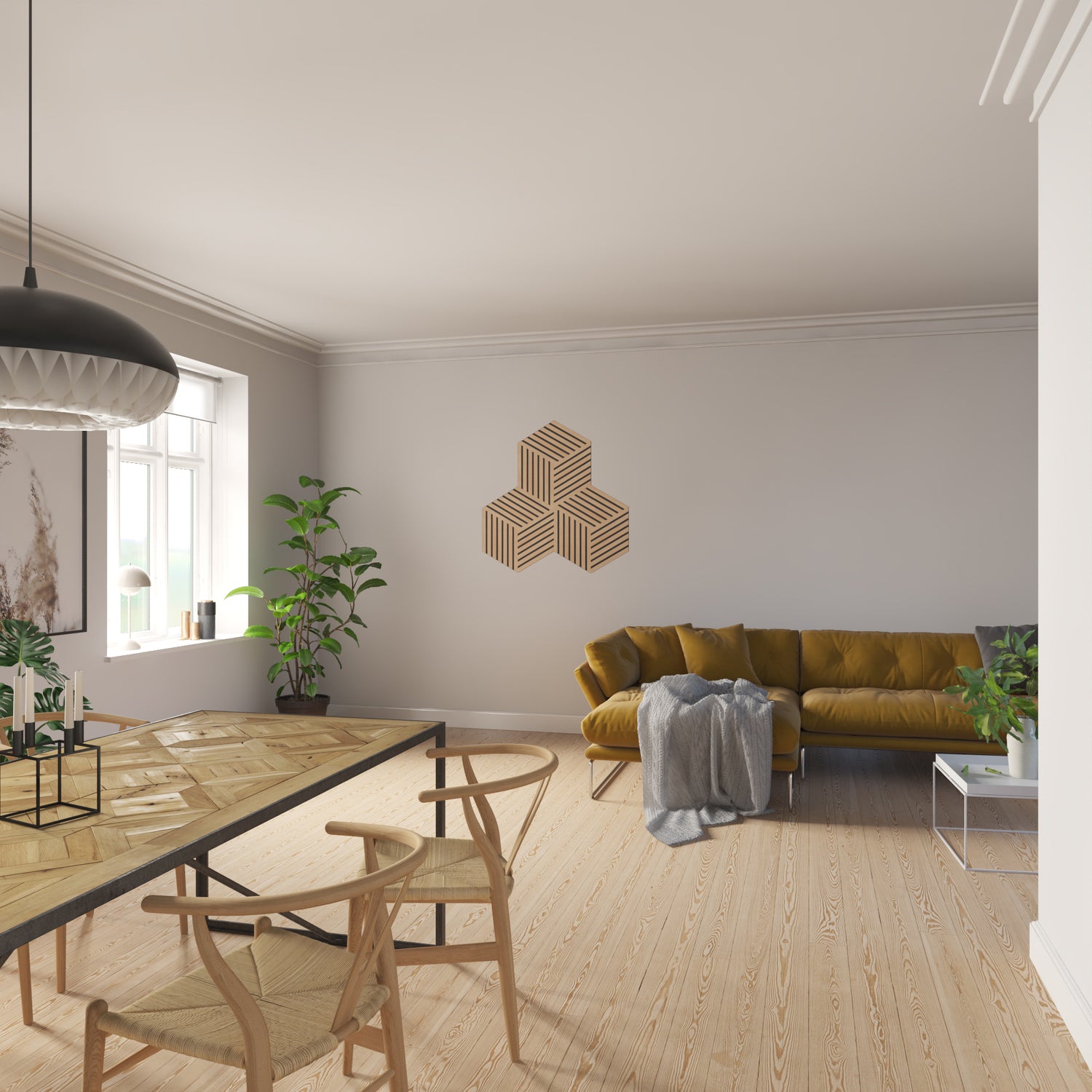 Acupanel® Elegance Rhombus Design Wall Decor