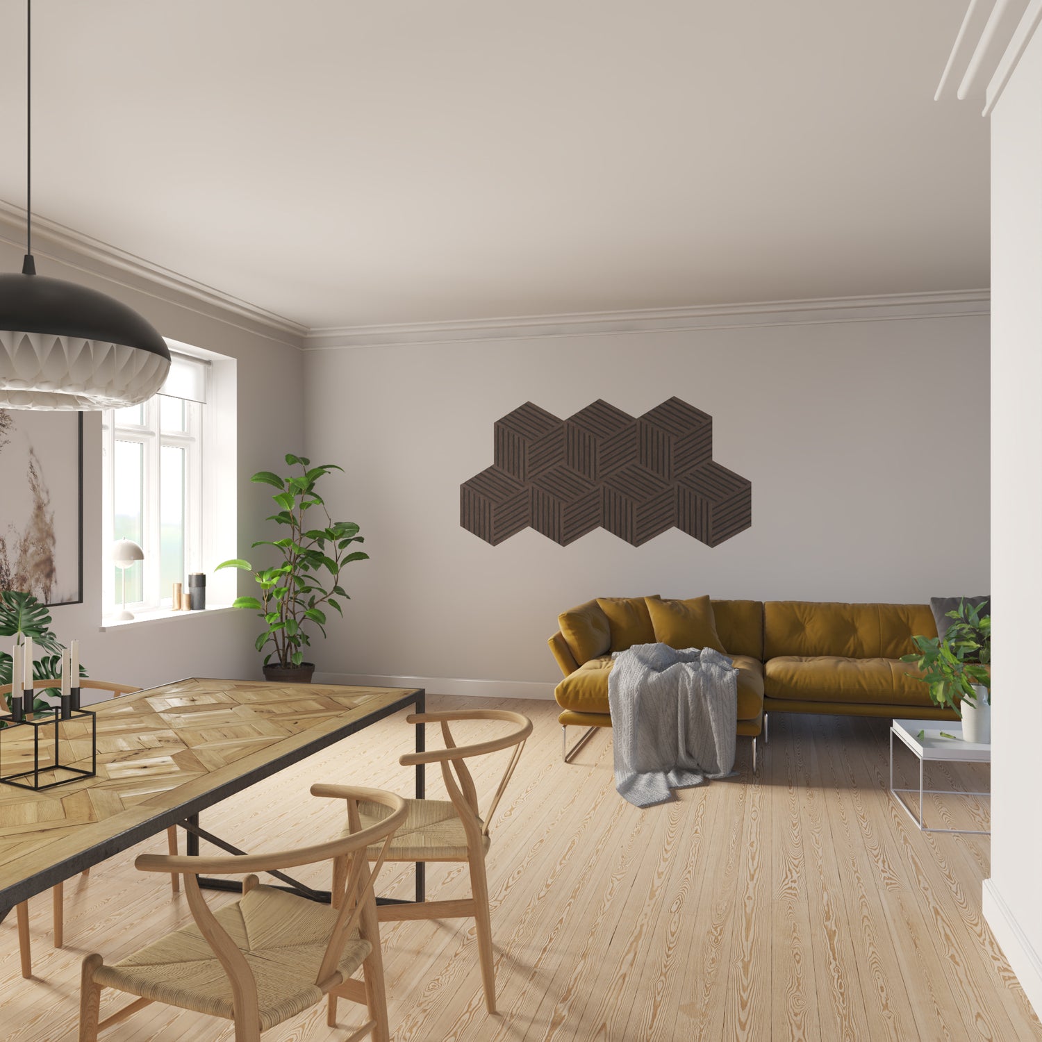 Acupanel® Elegance Rhombus Design Wall Decor