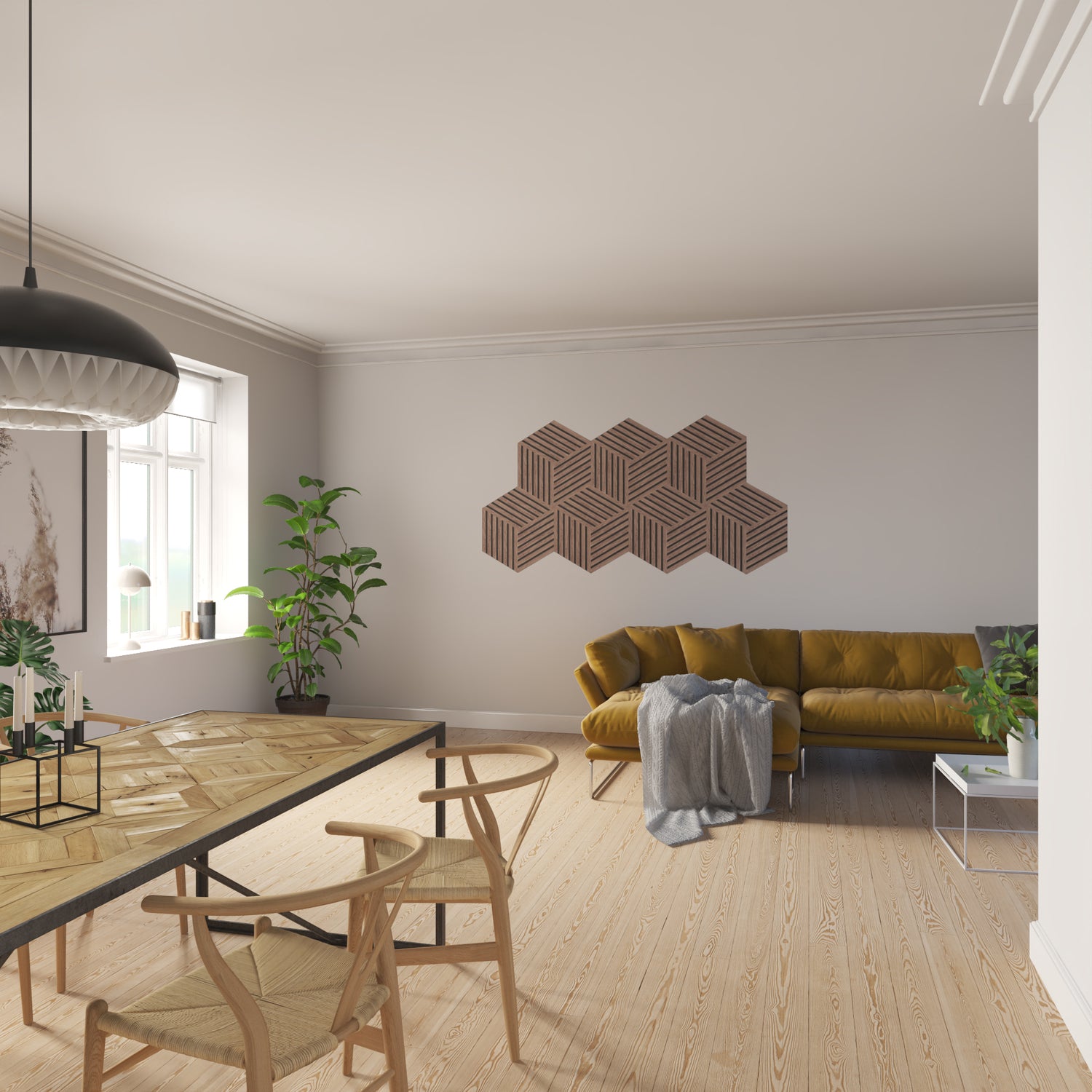 Acupanel® Elegance Rhombus Design Wall Decor