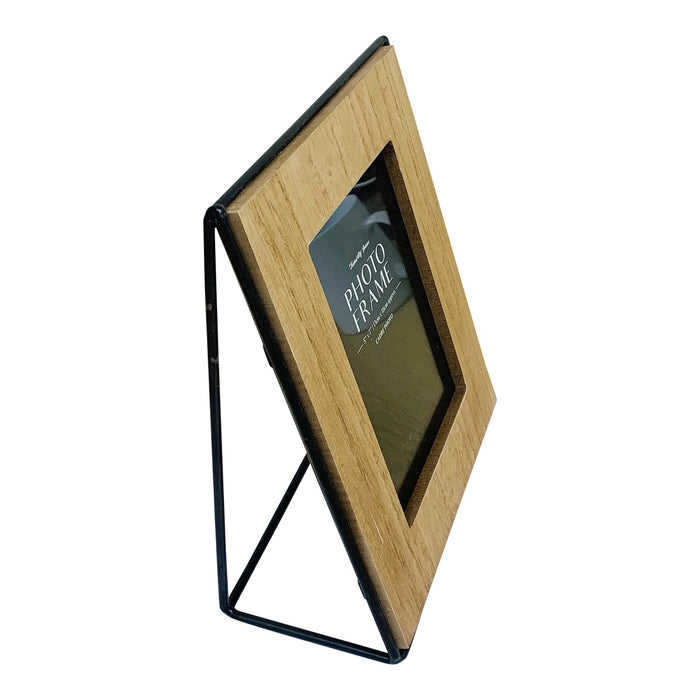 Black | Wire And Wood Photo Frame