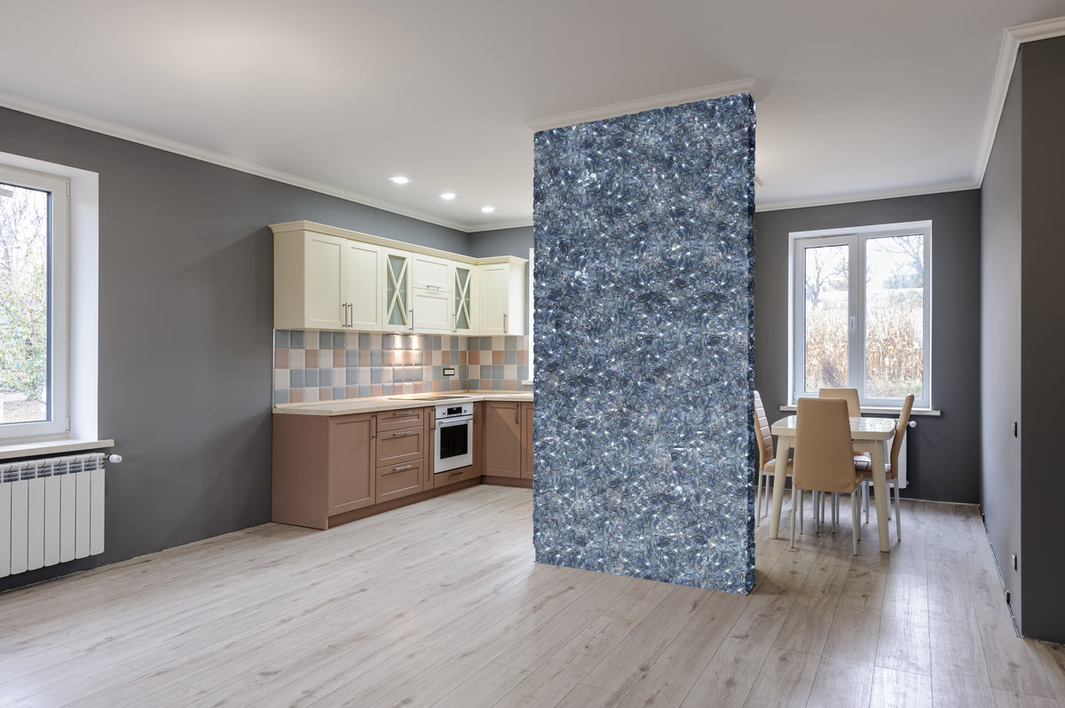 White Mother of Pearl Aquamarine Shell Veneer
