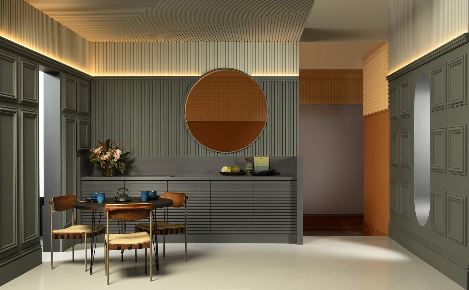 Slat 3D Paintable Wall Panels | Orac W111