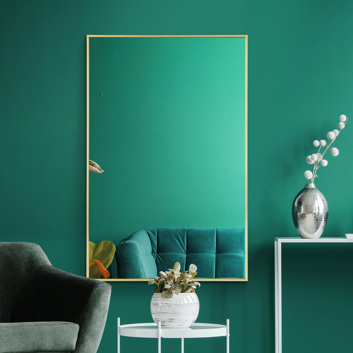 WVH®| The Industrial Rectangular | Leaner and Wall-Mountable Mirrors