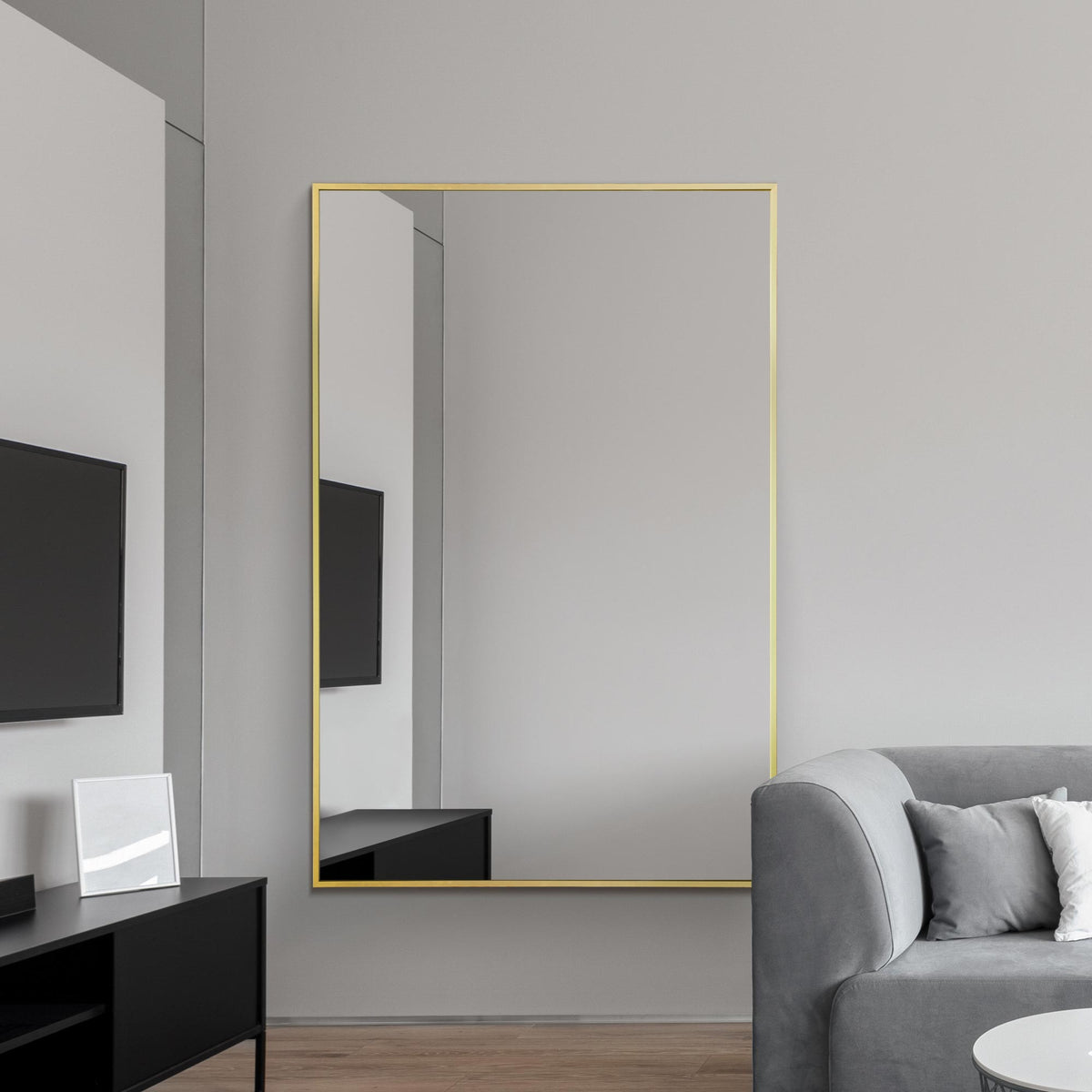 WVH®| The Industrial Rectangular | Leaner and Wall-Mountable Mirrors
