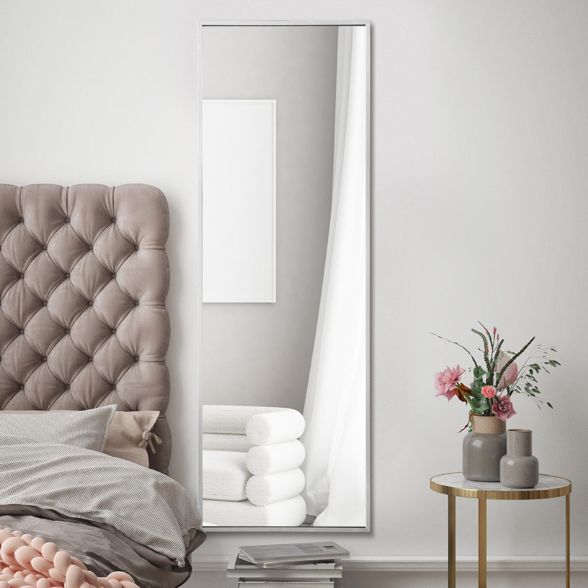 WVH®| The Industrial Rectangular | Leaner and Wall-Mountable Mirrors