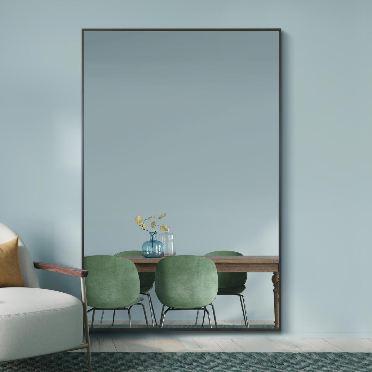WVH®| The Industrial Rectangular | Leaner and Wall-Mountable Mirrors