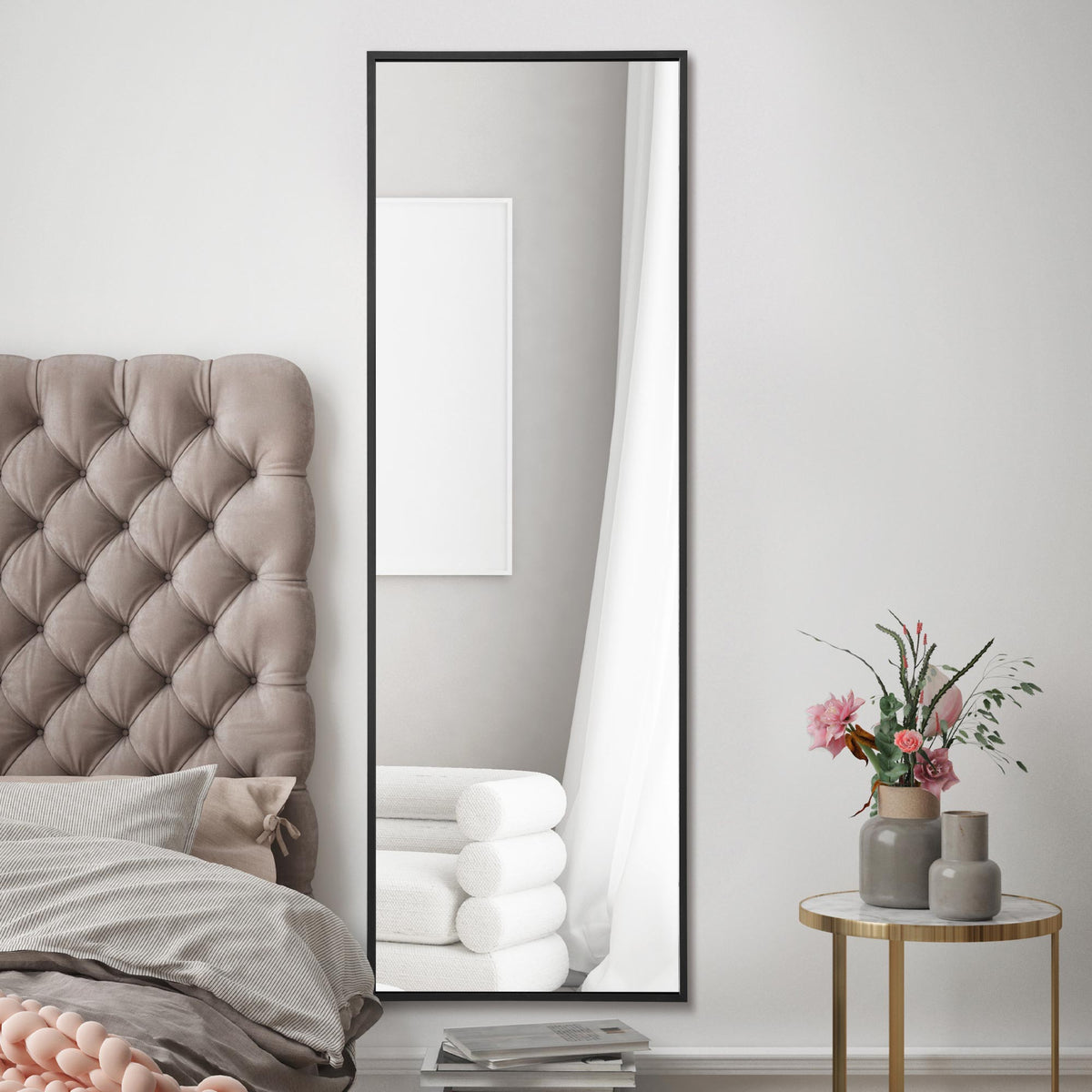 WVH®| The Industrial Rectangular | Leaner and Wall-Mountable Mirrors