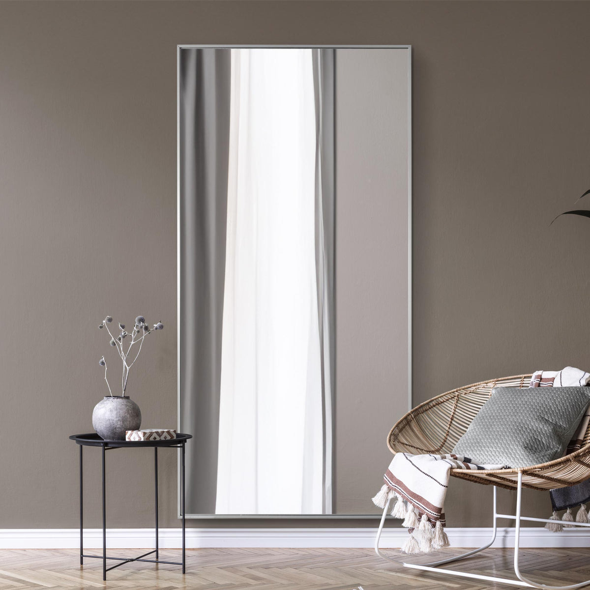 WVH®| The Industrial Rectangular | Leaner and Wall-Mountable Mirrors